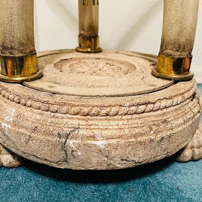 Stone and Metal Table Base  (BR1-JM)