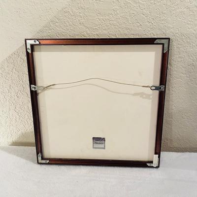 Set of Three Red Coral Framed Prints (GR-SL)
