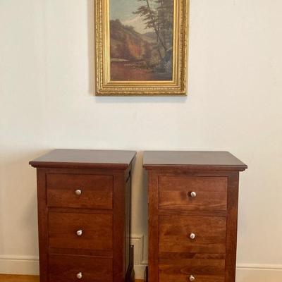 Pair of Bedside end tables