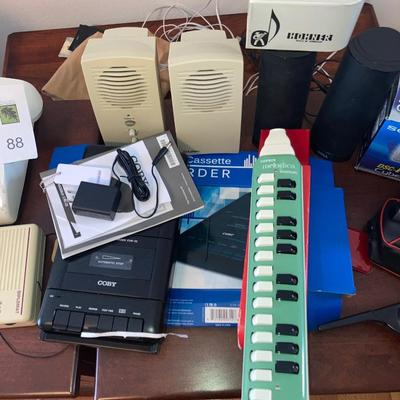 Large grouping of electronics
