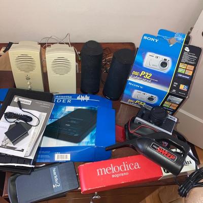 Large grouping of electronics