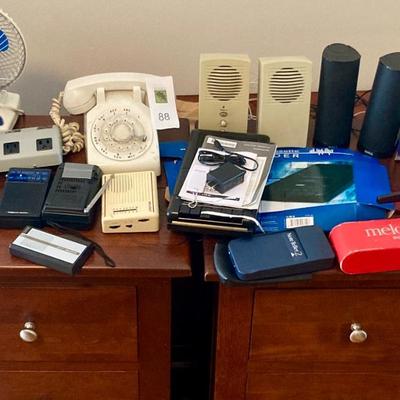 Large grouping of electronics