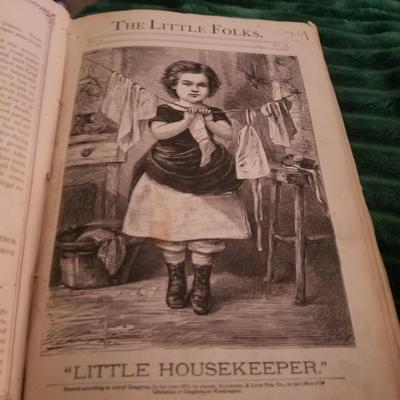 Victorian The Little Folks Book 1871  Chicago