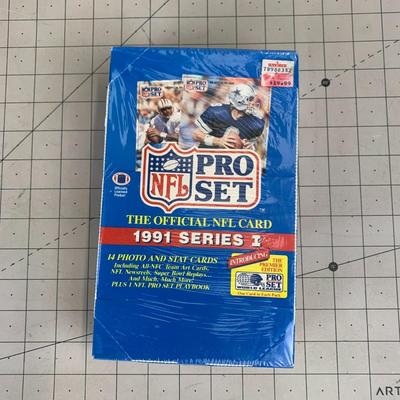 #1 SEALED UNOPENED NFL 1991 Series I Box