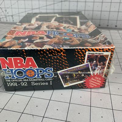 #4 SEALED NBA Hoops 1991-92 Series I Box