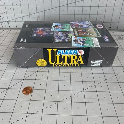 #5 SEALED Fleer '91 Ultra Football Card Pack Box