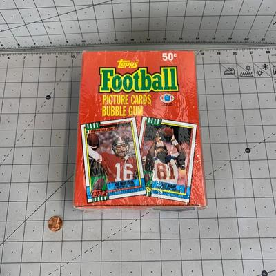 #6 SEALED Topps Football Picture Cards Bubble Gum