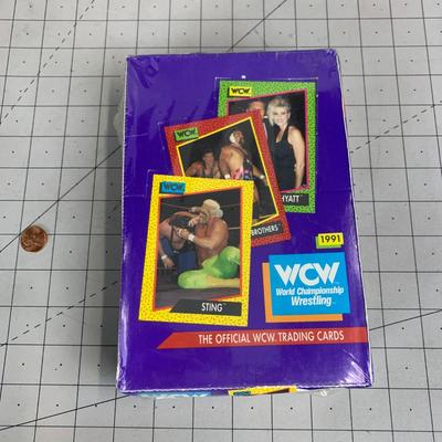 #21 SEALED WCW 1991 Box of Trading Card Sets