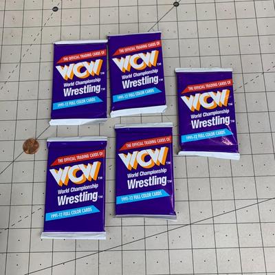 #24 5 Packs of Sealed WCW Cards