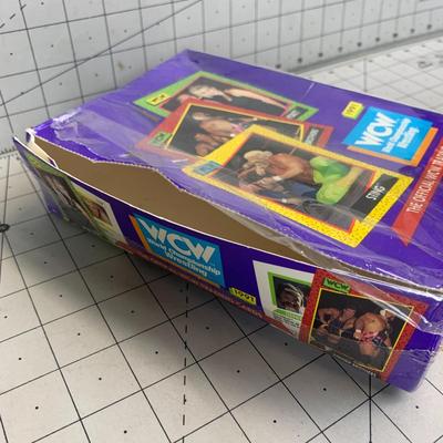 #30 Empty WCW Box and 4 Packs of 1991 WCW Cards
