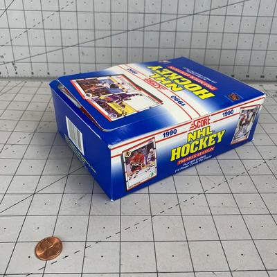 #36 Score NHL Hockey Premier Edition 1990 Box Opened