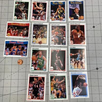 #50 NBA Hoops Open Pack of Trading Cards