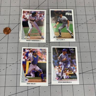 #74 1990 Leaf Baseball Cards