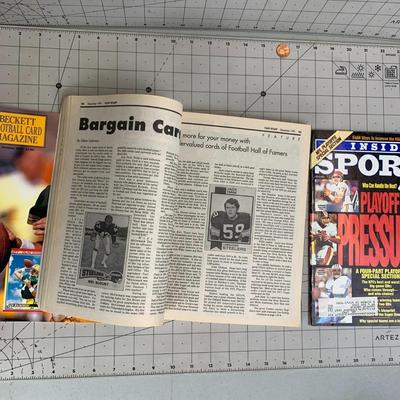 #86 Three Football Magazines