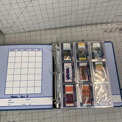 #89 Binder Full of 1989 NBA Cards