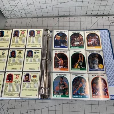 #89 Binder Full of 1989 NBA Cards