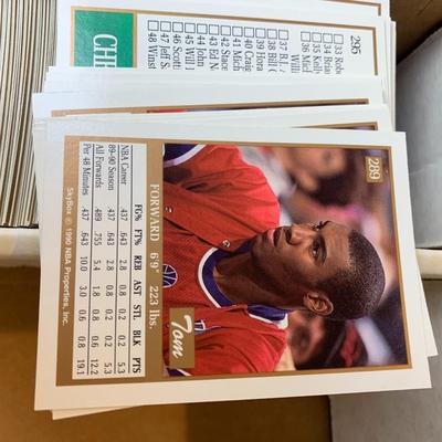 #128 Box of Skybox 1990 NBA Cards (Many Duplicates)