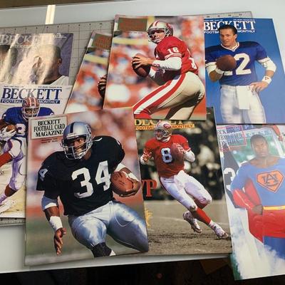 #160 Beckett Football Magazines