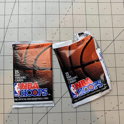 #237 NBA Hoops Two Pack Opened Cards
