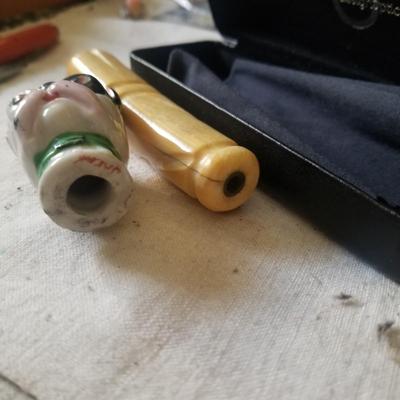 Antique cane or umbrella handles
