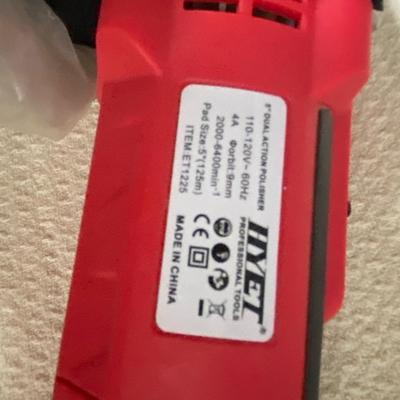 HYET 5â€ Dual Action Polisher with 4 pads