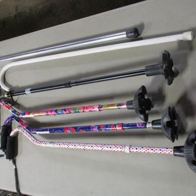 Collection Of Adjustable Walking Canes