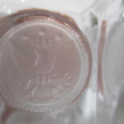Fostoria Clear Glass Coin Pattern