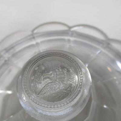 Fostoria Clear Glass Coin Dishes