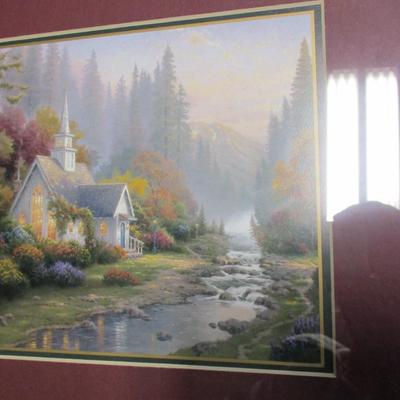 The Forest Chapel By Thomas Kinkade With COA