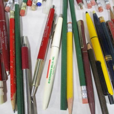 Collection Of Advertising Pencils & Pens