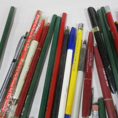 Collection Of Advertising Pencils & Pens