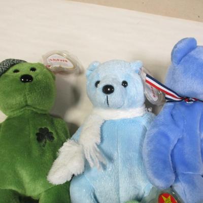 Collection Of Bear Beanie Babies