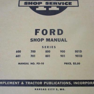 Implement & Tractor Shop Manuals
