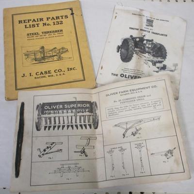 Tractor Parts Lists and Manuals