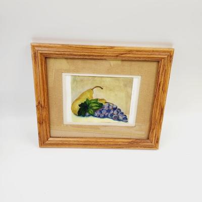 ORIGINAL WATER COLOR BARBARA COURTNEY '98 FRAMED