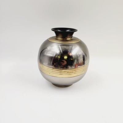FANTASTIC SILVERPLATE & BRONZE VASE