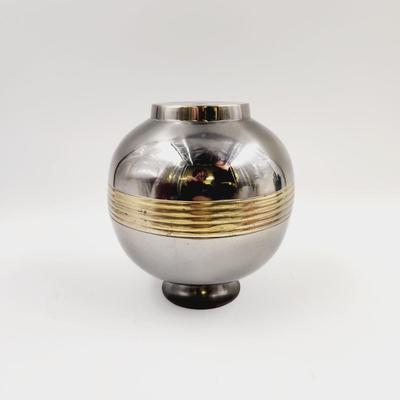 FANTASTIC SILVERPLATE & BRONZE VASE
