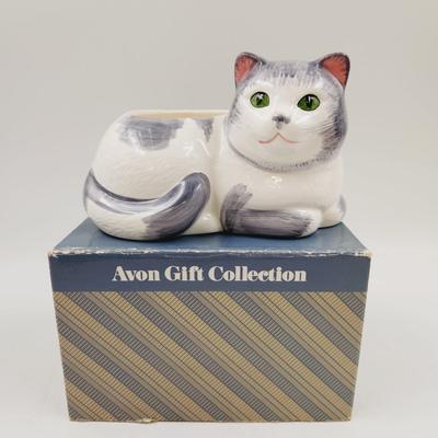 CUTE NEW AVON CAT PLANTER