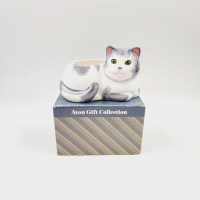 CUTE NEW AVON CAT PLANTER