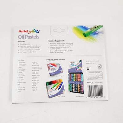 NEW PENTEL ARTS OIL PASTELS 36 COLORS