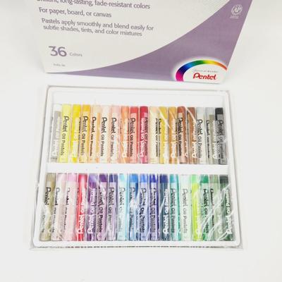NEW PENTEL ARTS OIL PASTELS 36 COLORS