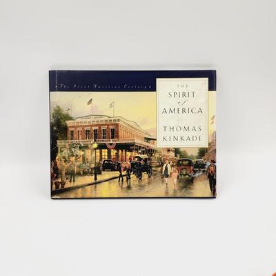 THOMAS KINCADE THE SPIRIT OF AMERICA HARD BACK ART BOOK