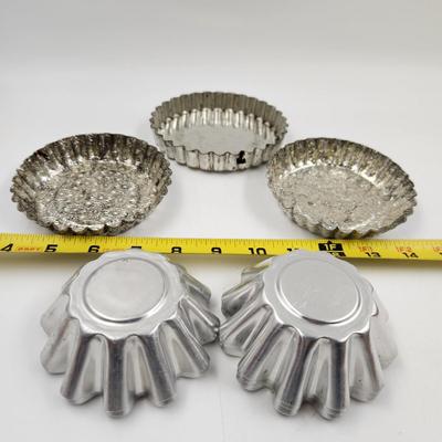 FANTASTIC HAMMERED COPPER & ALUMINUM COOKING /DECOR ITEMS