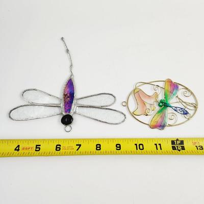 FANTASTIC DRAGON FLY GLASS SUN CATCHER BUNDLE