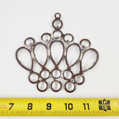 FANTASTIC BEVELED GLASS HANGING SUN CATCHER