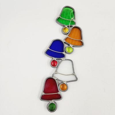FANTASTIC MULTI COLORED STAINED GLASS SUN CATCHER