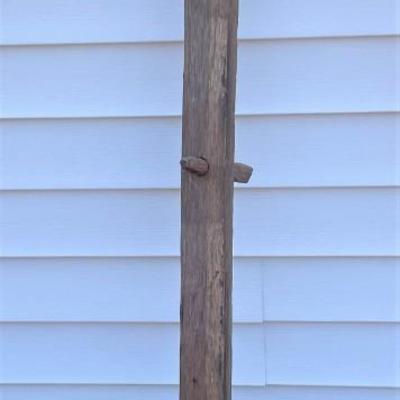 Wooden pegged hanger
