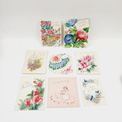 VINTAGE BIRTHDAY CARD BUNDLE