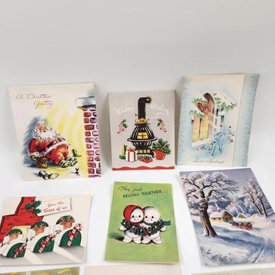 VINTAGE CHRISTMAS CARDS BUNDLE