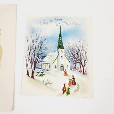 VINTAGE RELIGIOUS CHRISTMAS CARD BUNDLE